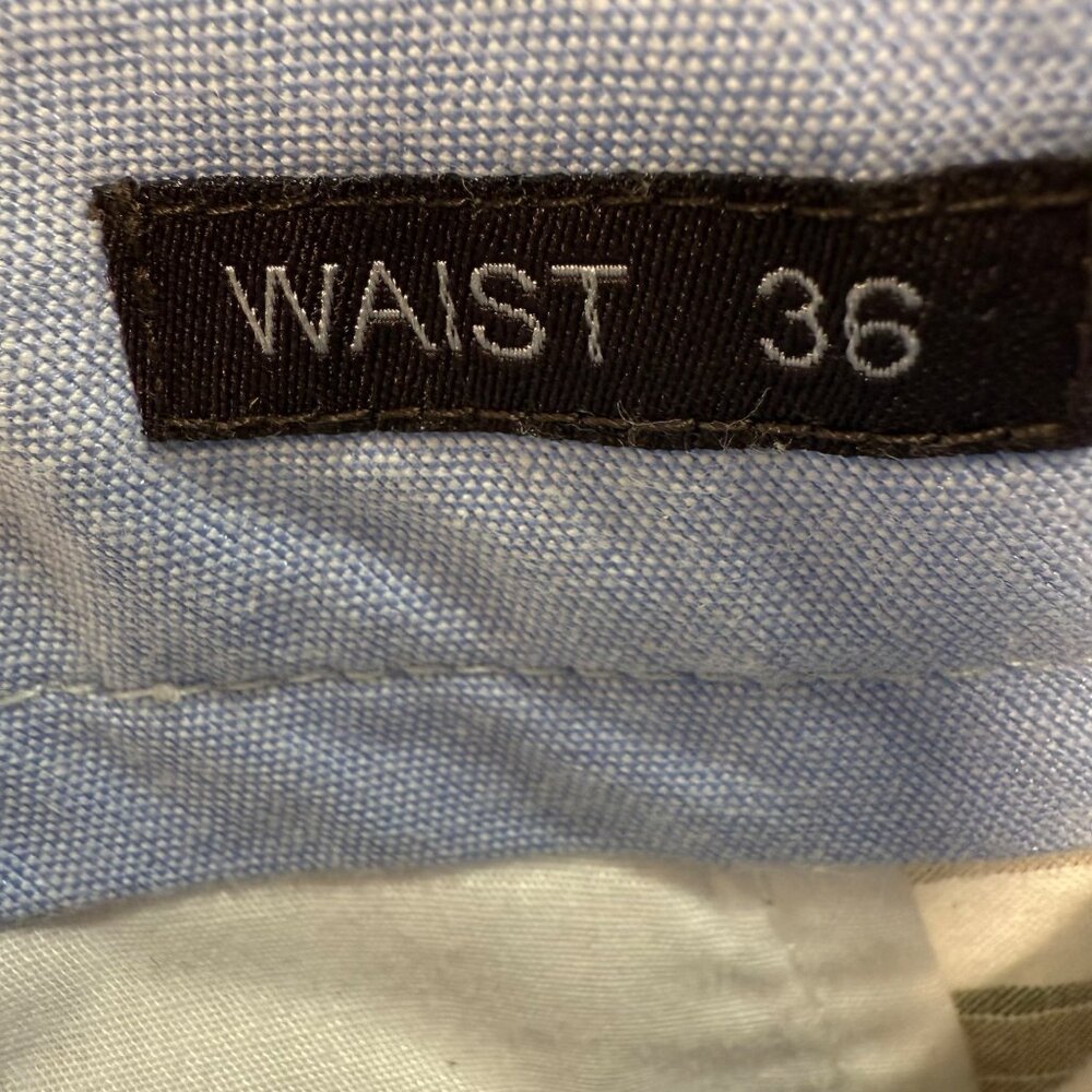 Black Brown 1826 Men's Plaid Cotton Shorts Size 36 Summer Golfing Leisure Play - Picture 6 of 16